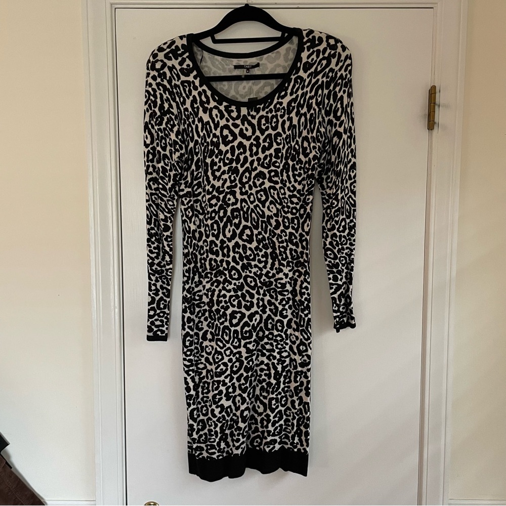 Womens Tart animal print sweater dress